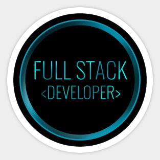 full stack developer Sticker